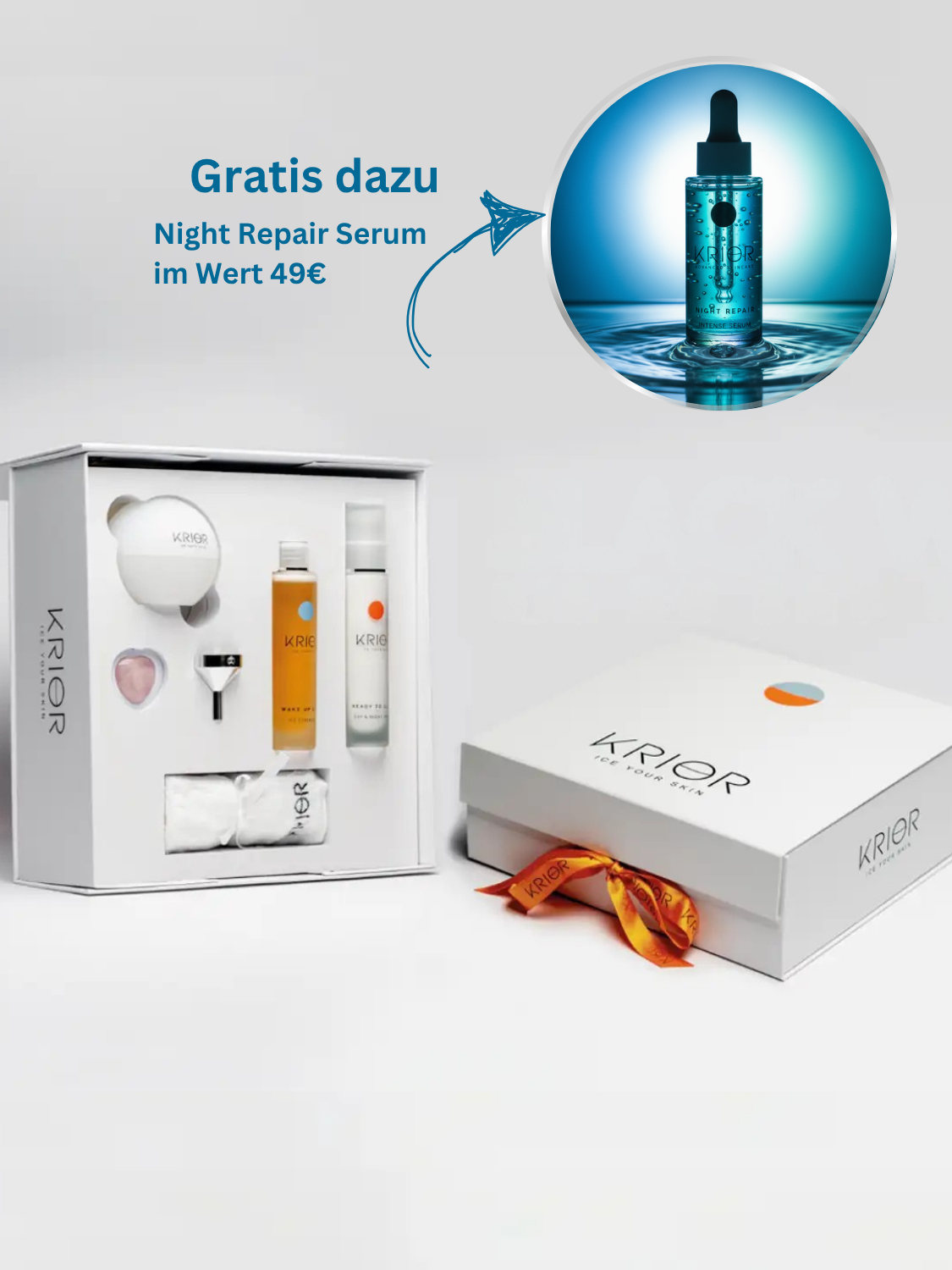 KRIOR® Premium Skin Icing Set + Night Repair exklusives Geschenk